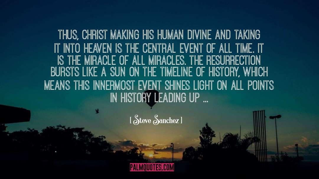 Steve Sanchez Quotes: Thus, Christ making His human