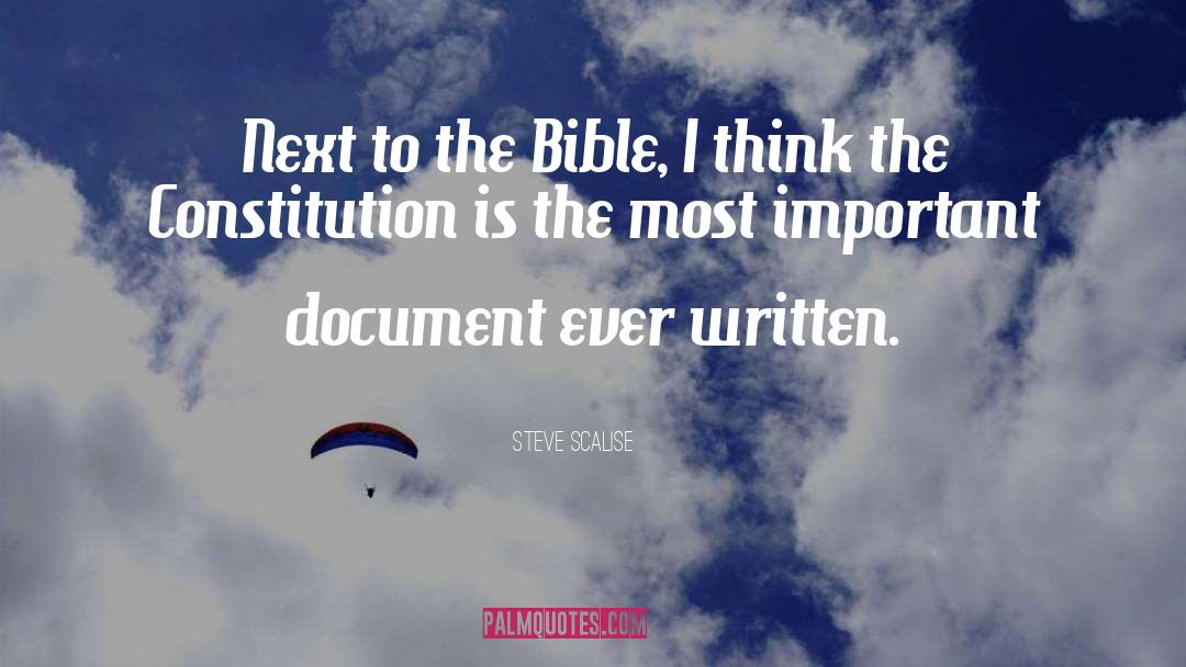 Steve Scalise Quotes: Next to the Bible, I