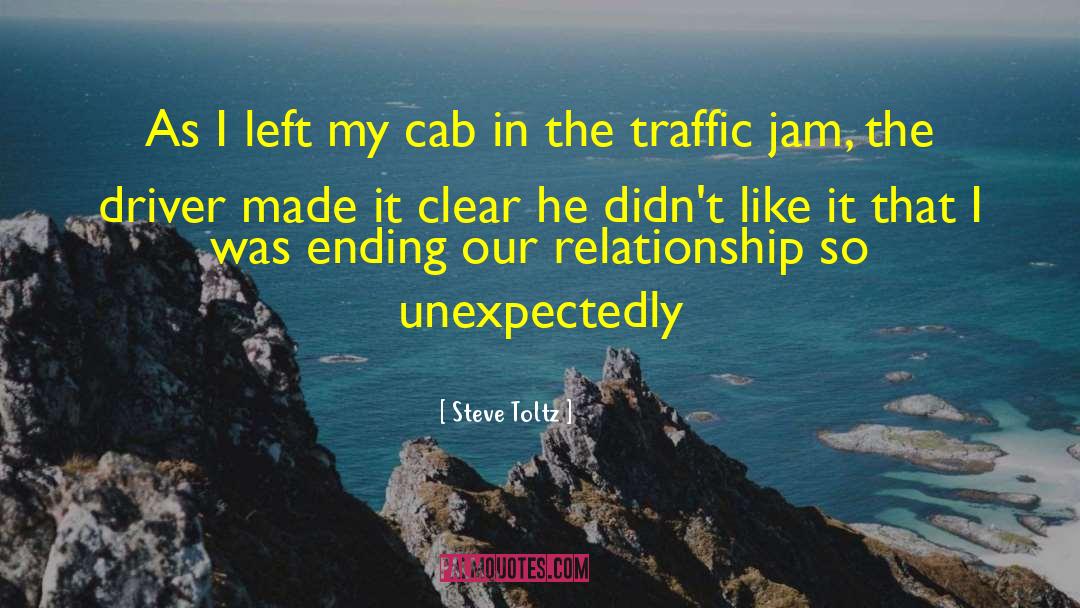 Steve Toltz Quotes: As I left my cab