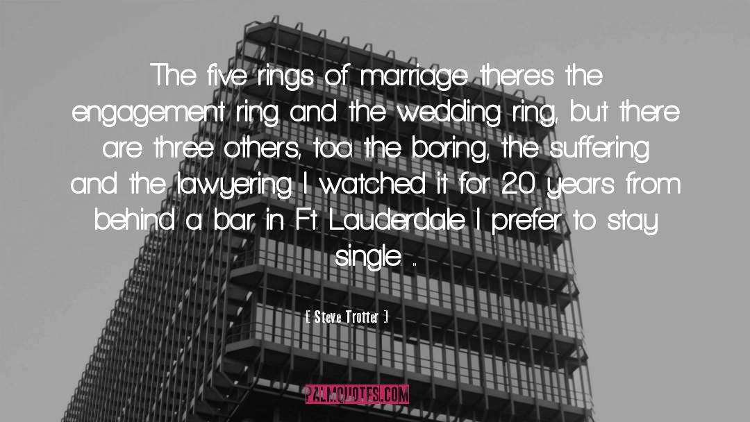 Steve Trotter Quotes: The five rings of marriage: