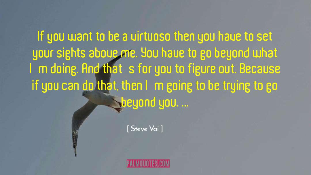 Steve Vai Quotes: If you want to be