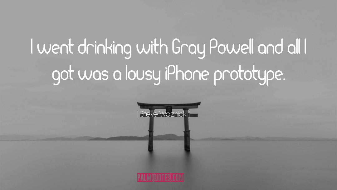 Steve Wozniak Quotes: I went drinking with Gray