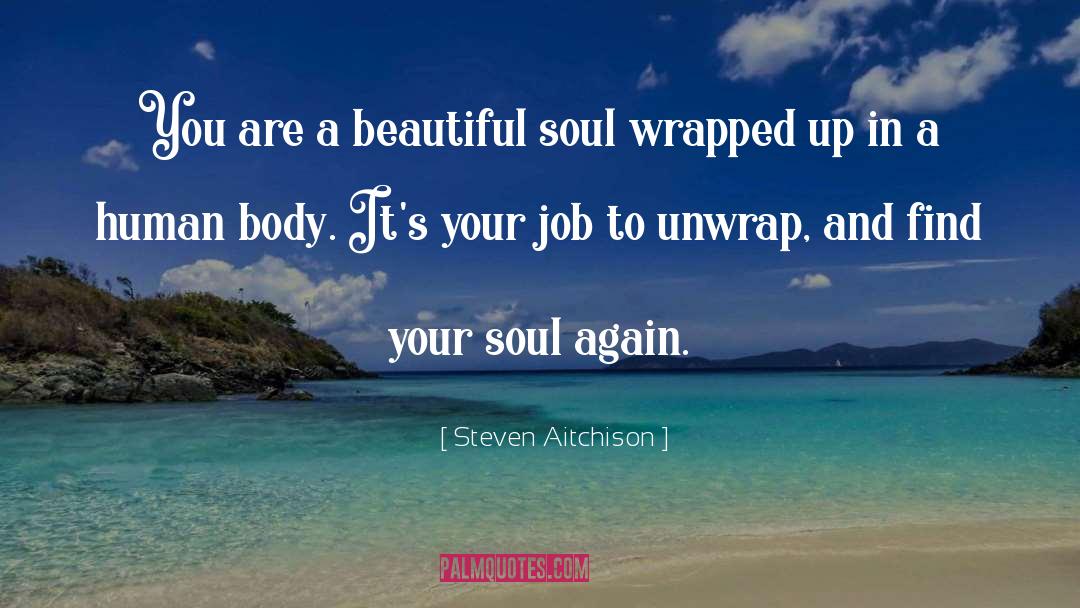 Steven Aitchison Quotes: You are a beautiful soul