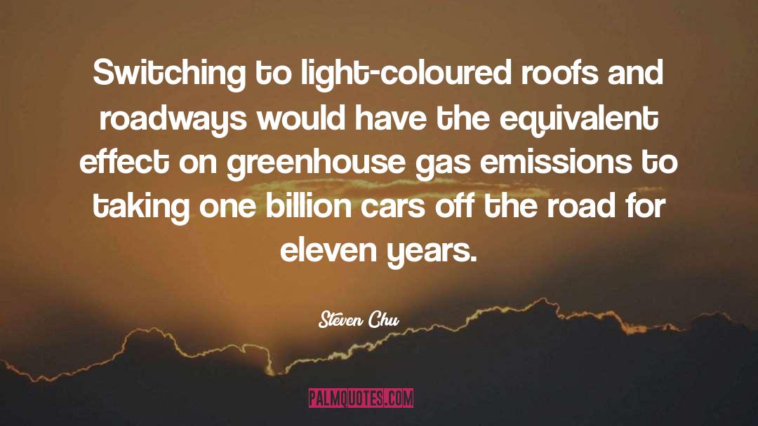 Steven Chu Quotes: Switching to light-coloured roofs and