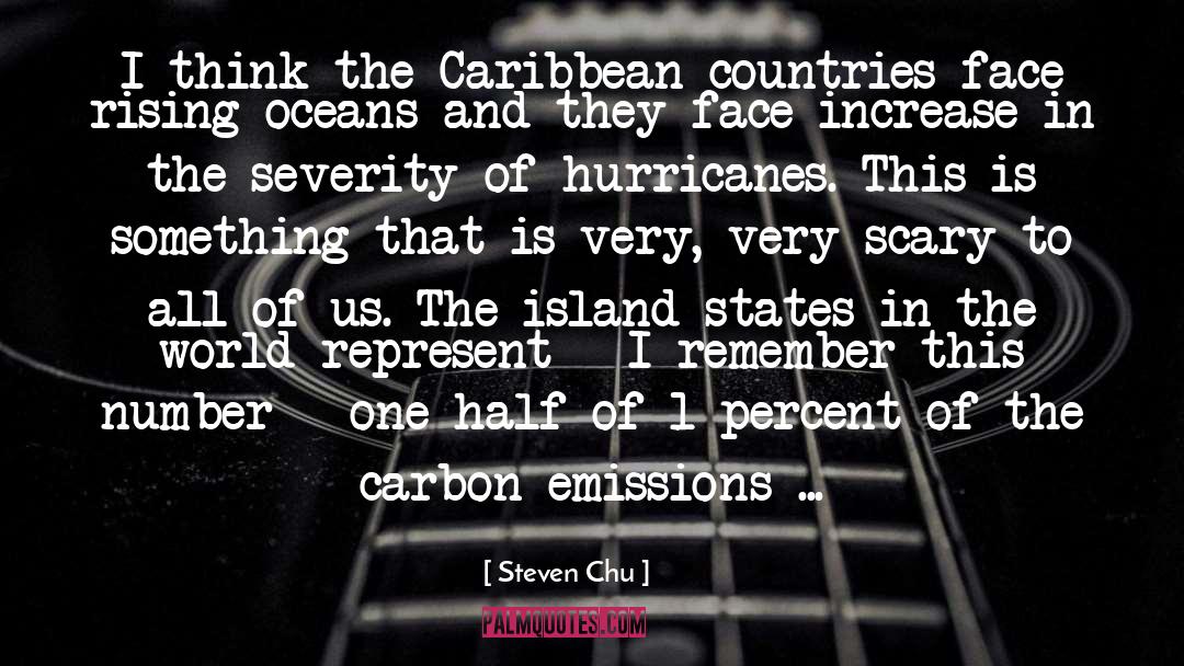 Steven Chu Quotes: I think the Caribbean countries