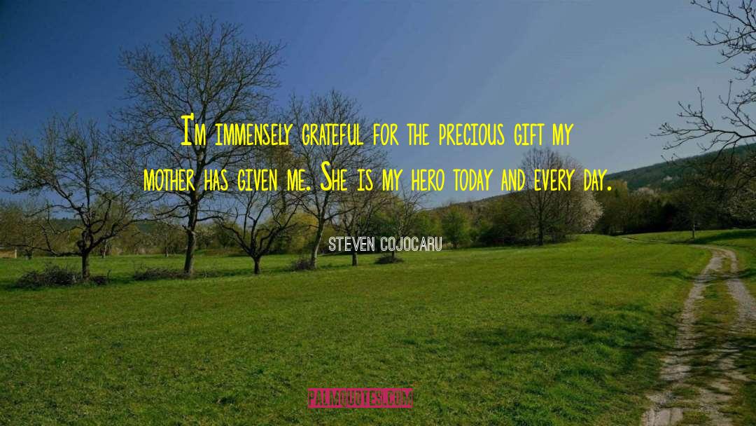 Steven Cojocaru Quotes: I'm immensely grateful for the