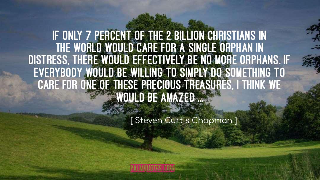 Steven Curtis Chapman Quotes: If only 7 percent of