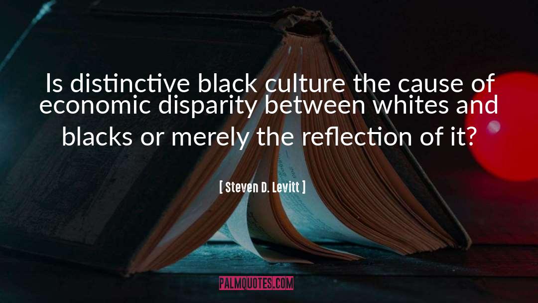 Steven D. Levitt Quotes: Is distinctive black culture the