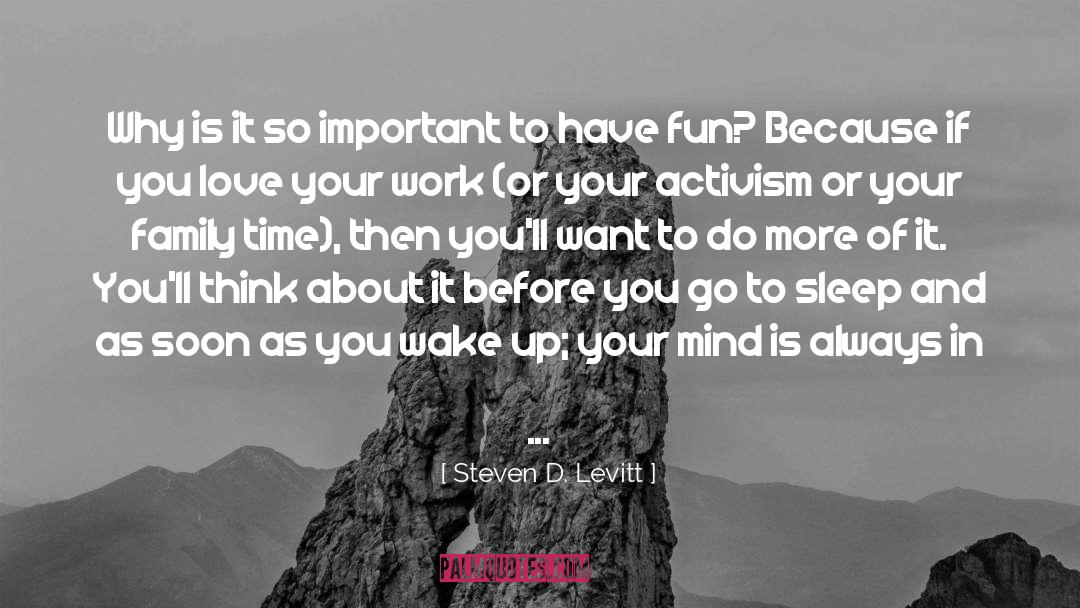 Steven D. Levitt Quotes: Why is it so important