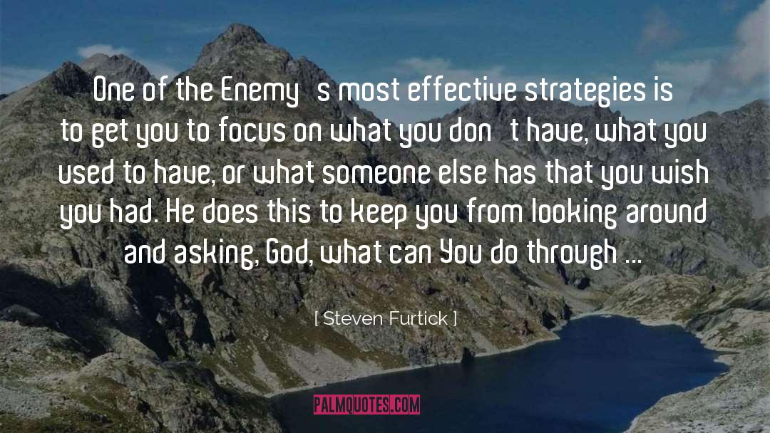 Steven Furtick Quotes: One of the Enemy's most