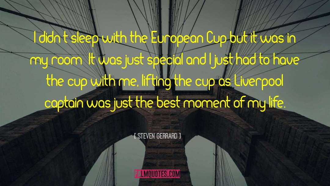 Steven Gerrard Quotes: I didn't sleep with the