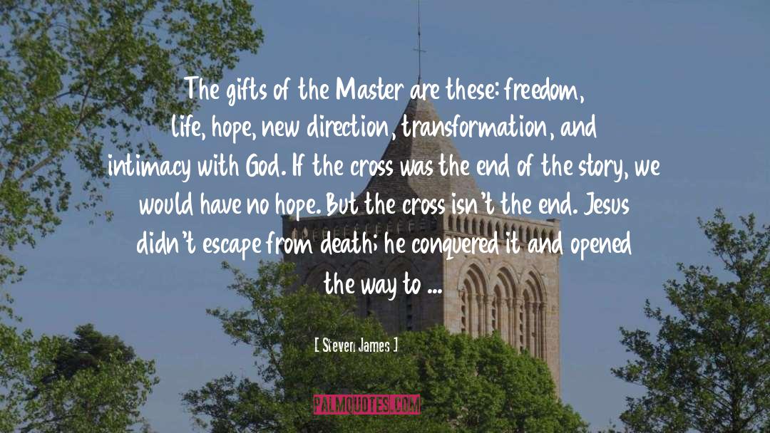 Steven James Quotes: The gifts of the Master