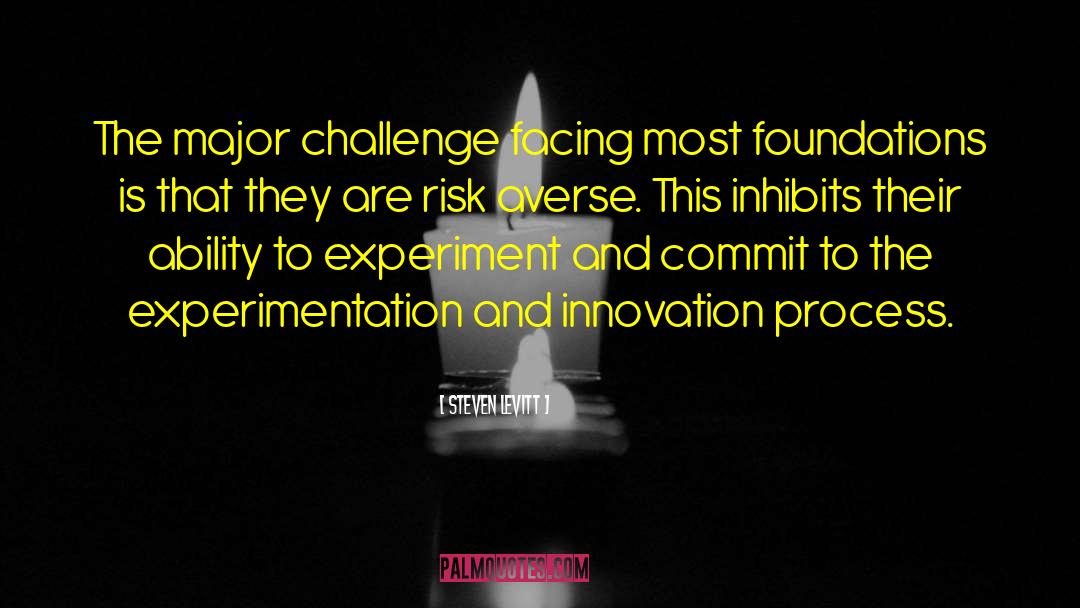 Steven Levitt Quotes: The major challenge facing most