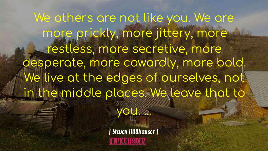 Steven Millhauser Quotes: We others are not like