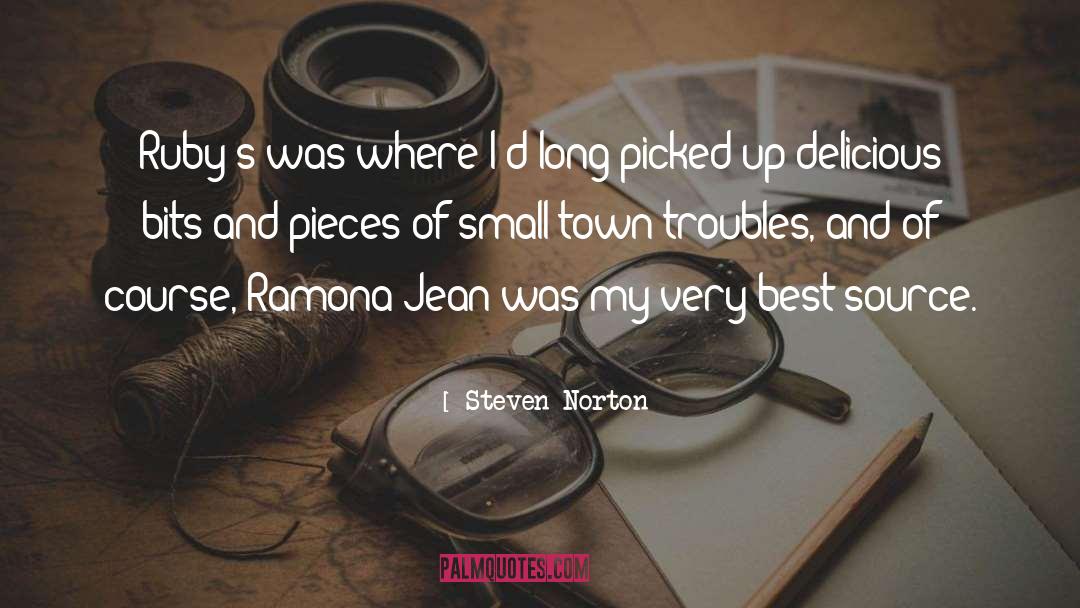 Steven Norton Quotes: Ruby's was where I'd long