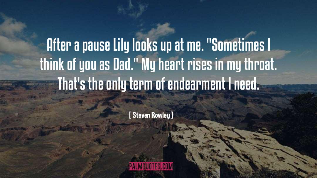 Steven Rowley Quotes: After a pause Lily looks