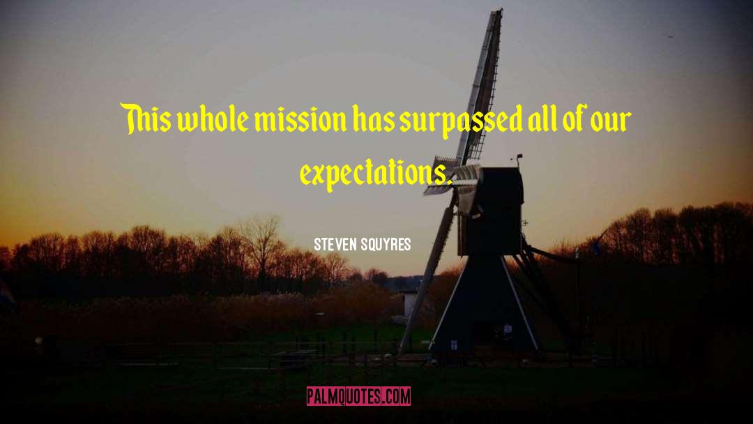 Steven Squyres Quotes: This whole mission has surpassed