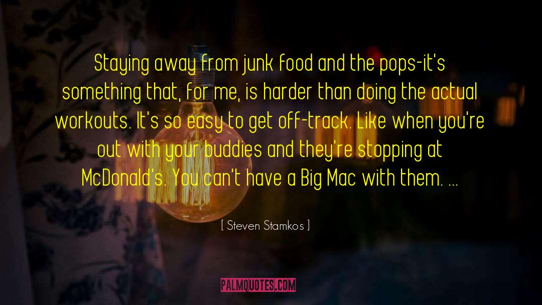 Steven Stamkos Quotes: Staying away from junk food