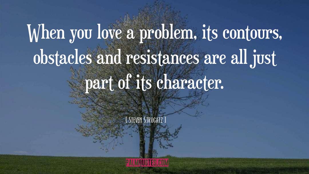 Steven Strogatz Quotes: When you love a problem,