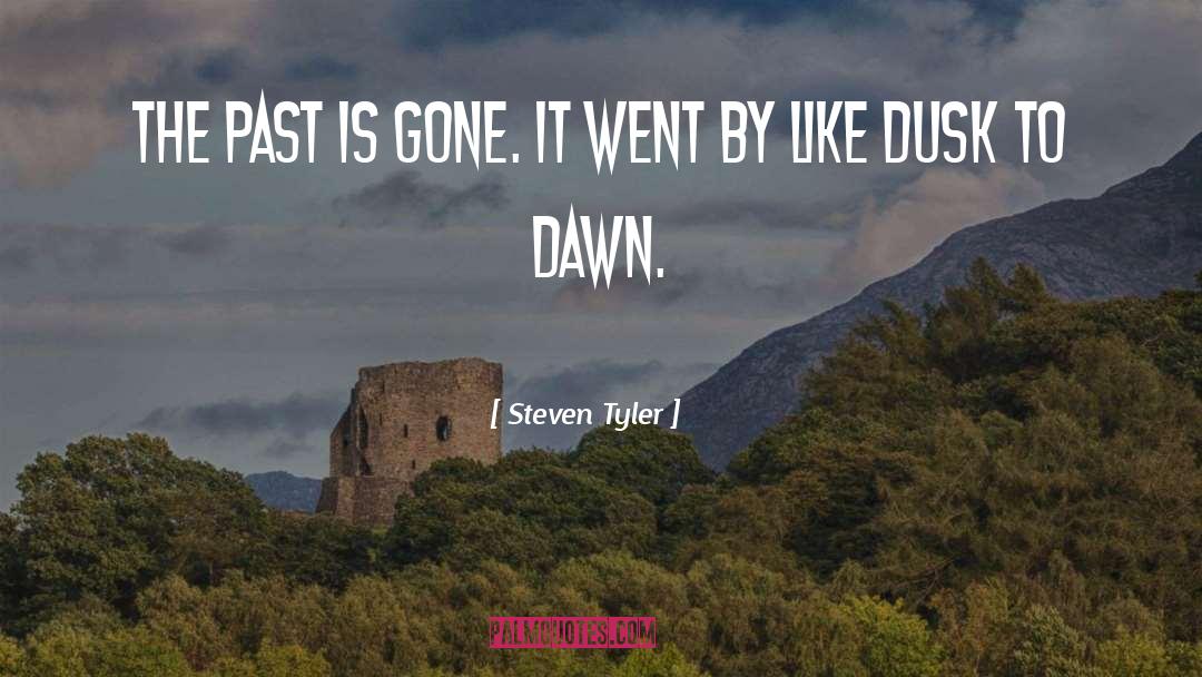 Steven Tyler Quotes: The past is gone. It