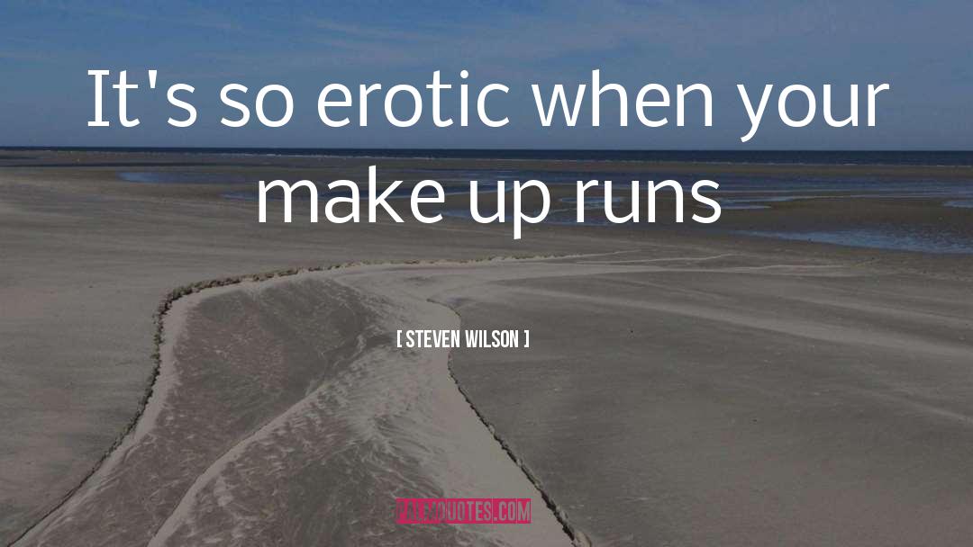 Steven Wilson Quotes: It's so erotic when your