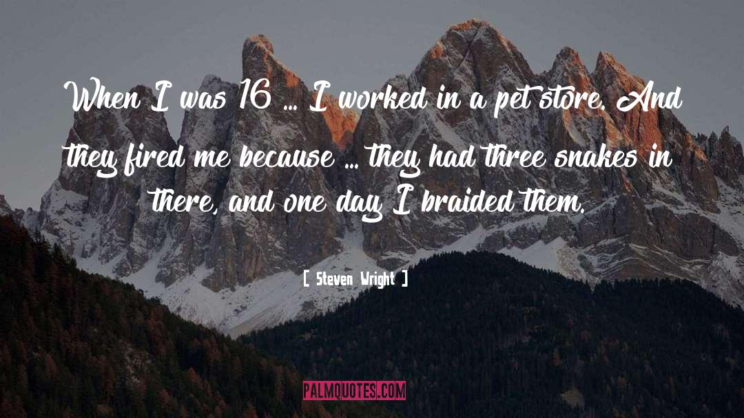 Steven Wright Quotes: When I was 16 ...