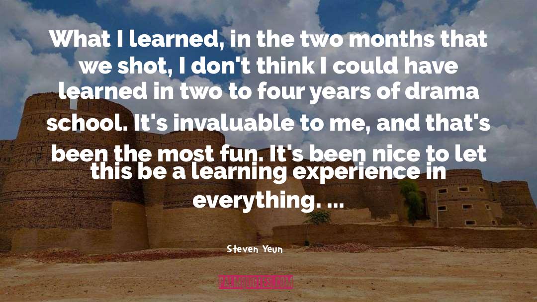 Steven Yeun Quotes: What I learned, in the