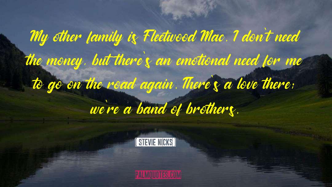 Stevie Nicks Quotes: My other family is Fleetwood