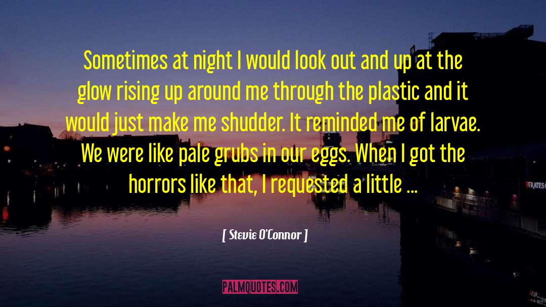 Stevie O'Connor Quotes: Sometimes at night I would