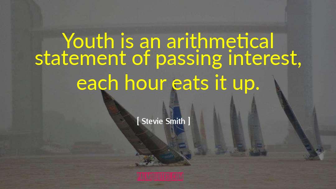 Stevie Smith Quotes: Youth is an arithmetical statement