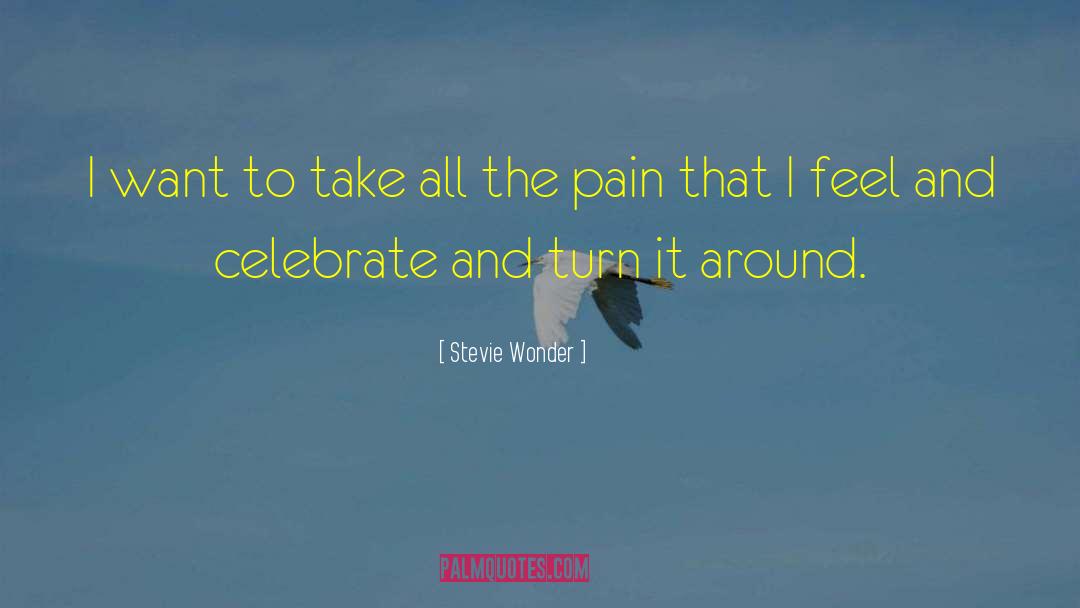 Stevie Wonder Quotes: I want to take all