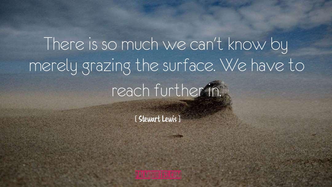 Stewart Lewis Quotes: There is so much we