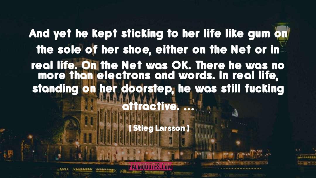 Stieg Larsson Quotes: And yet he kept sticking