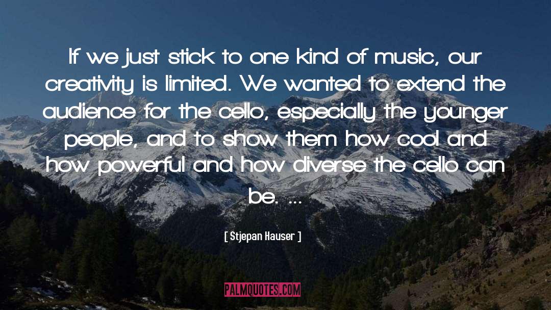 Stjepan Hauser Quotes: If we just stick to