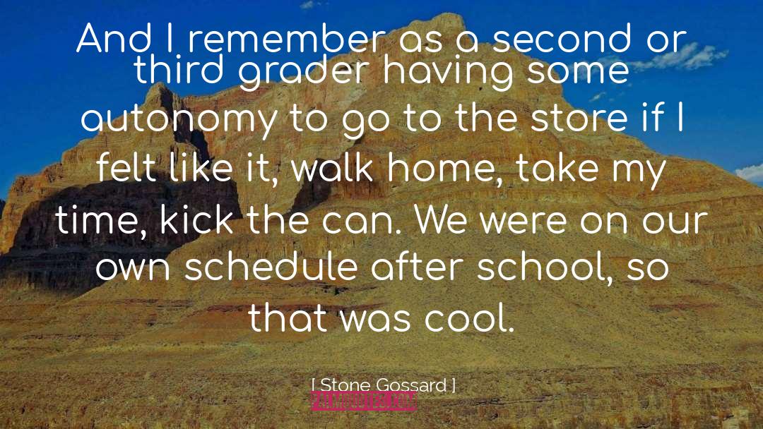 Stone Gossard Quotes: And I remember as a
