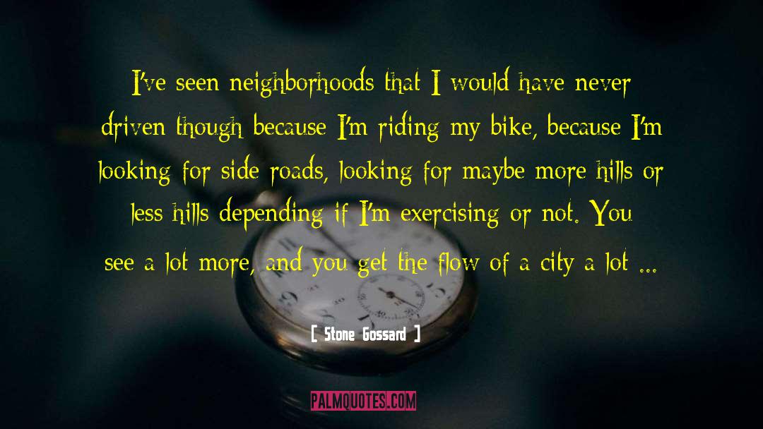 Stone Gossard Quotes: I've seen neighborhoods that I