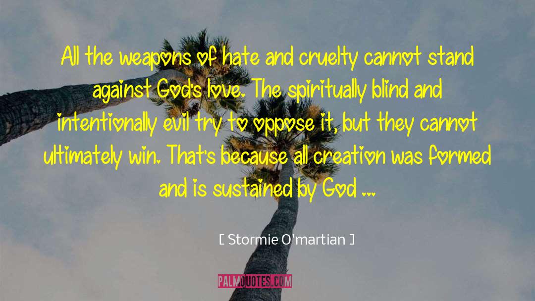 Stormie O'martian Quotes: All the weapons of hate