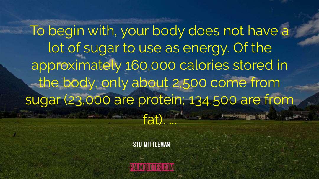 Stu Mittleman Quotes: To begin with, your body