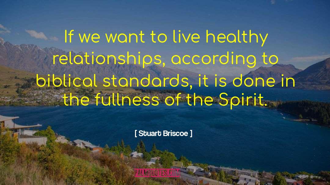 Stuart Briscoe Quotes: If we want to live