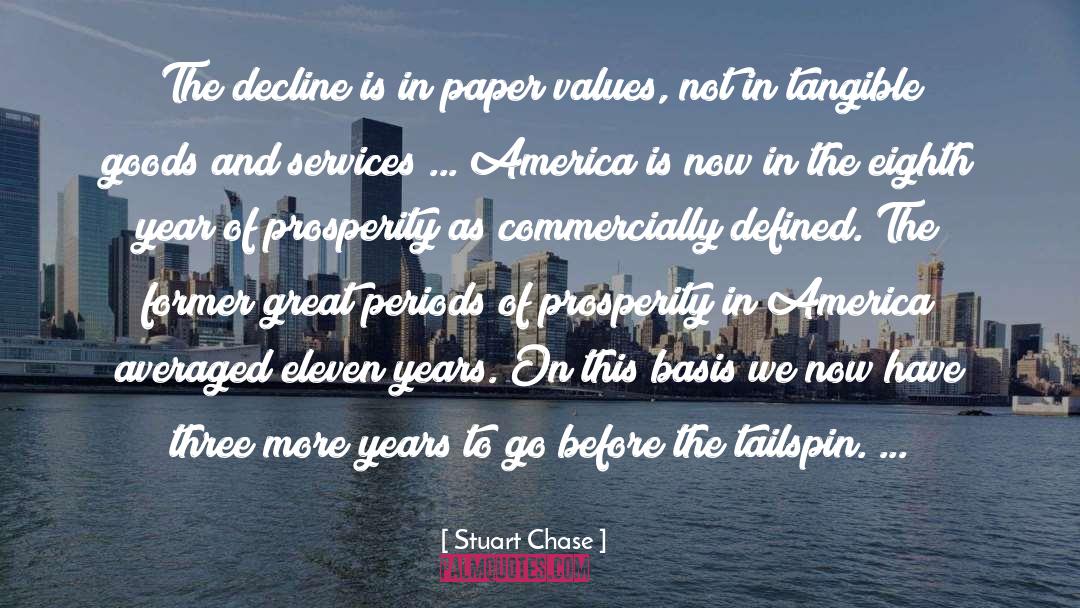 Stuart Chase Quotes: The decline is in paper
