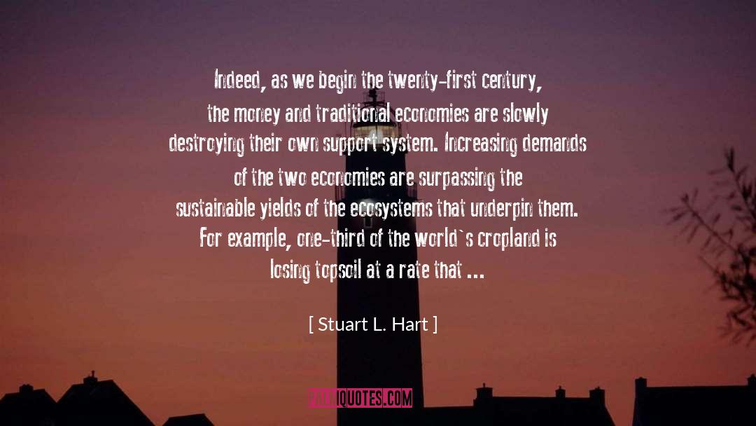 Stuart L. Hart Quotes: Indeed, as we begin the