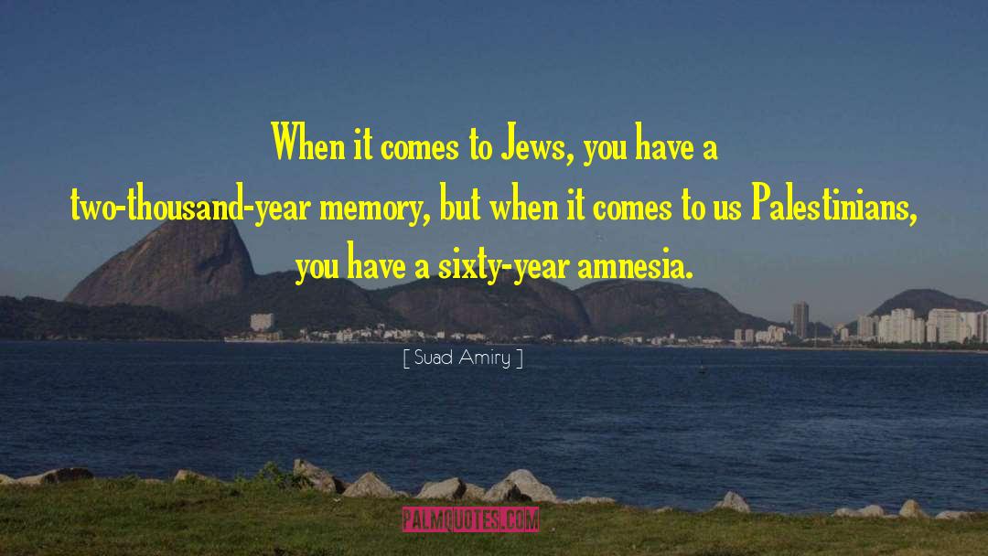 Suad Amiry Quotes: When it comes to Jews,