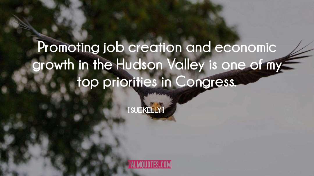 Sue Kelly Quotes: Promoting job creation and economic