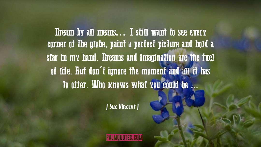 Sue Vincent Quotes: Dream by all means… I
