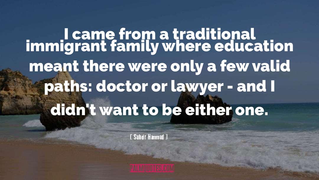 Suheir Hammad Quotes: I came from a traditional