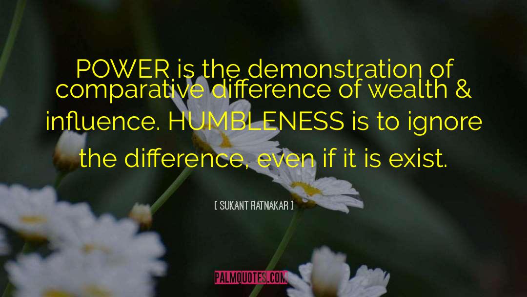 Sukant Ratnakar Quotes: POWER is the demonstration of