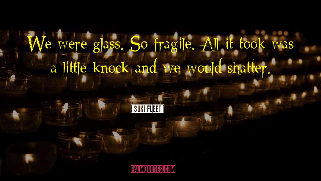 Suki Fleet Quotes: We were glass. So fragile.