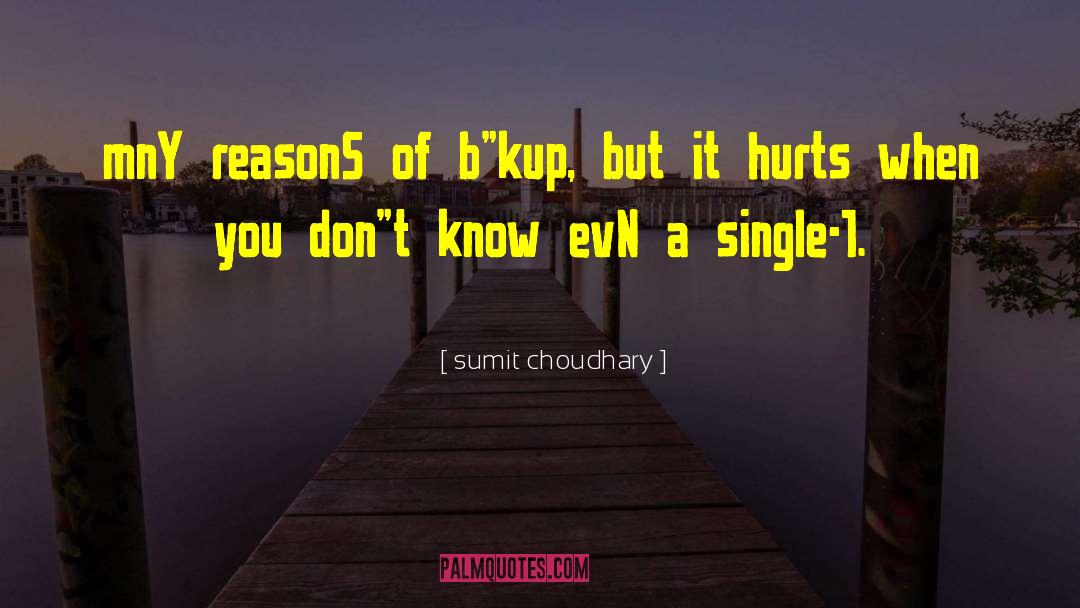 Sumit Choudhary Quotes: mnY reasonS of b