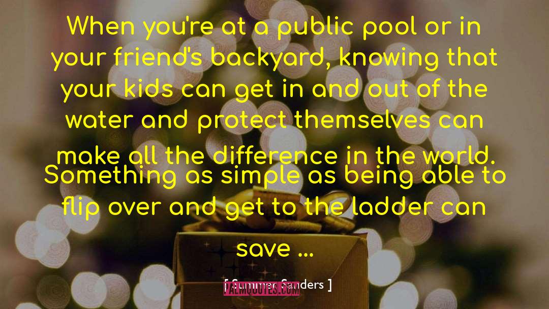 Summer Sanders Quotes: When you're at a public