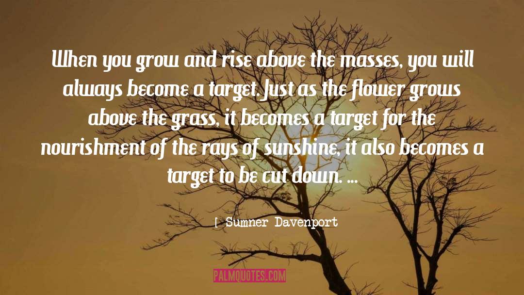 Sumner Davenport Quotes: When you grow and rise
